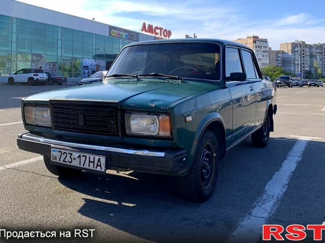 Зеленый ВАЗ 2107, объемом двигателя 1.3 л и пробегом 83 тыс. км за 850 $, фото 1 на Automoto.ua