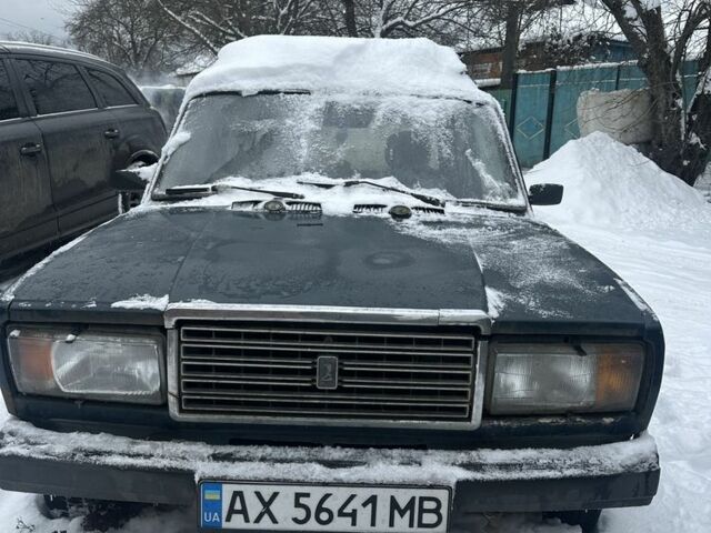 Зеленый ВАЗ 2107, объемом двигателя 1.6 л и пробегом 96 тыс. км за 593 $, фото 1 на Automoto.ua