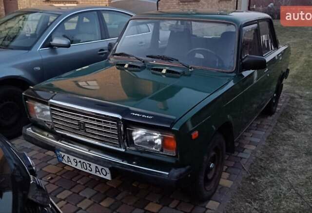 Зеленый ВАЗ 2107, объемом двигателя 1.6 л и пробегом 136 тыс. км за 1199 $, фото 1 на Automoto.ua
