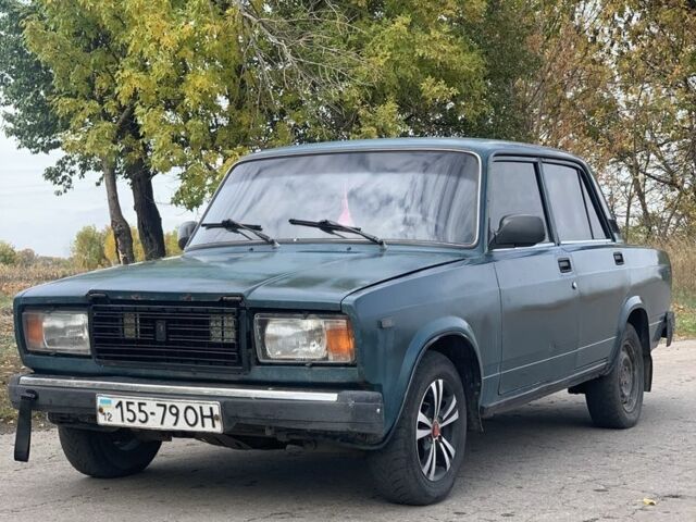 Зеленый ВАЗ 2107, объемом двигателя 1.5 л и пробегом 142 тыс. км за 655 $, фото 1 на Automoto.ua