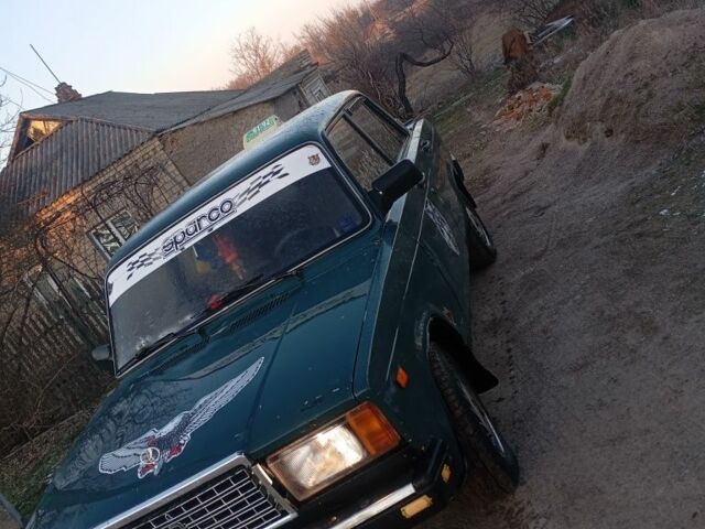 Зеленый ВАЗ 2107, объемом двигателя 1.3 л и пробегом 40 тыс. км за 710 $, фото 1 на Automoto.ua