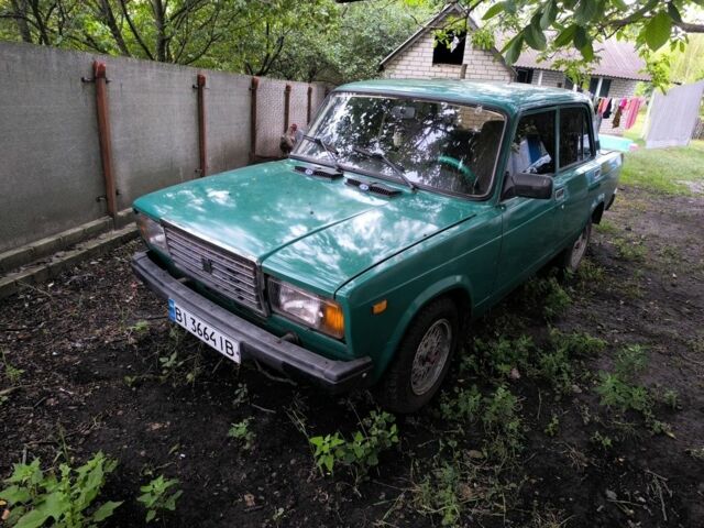 Зелений ВАЗ 2107, об'ємом двигуна 1.6 л та пробігом 3 тис. км за 841 $, фото 1 на Automoto.ua