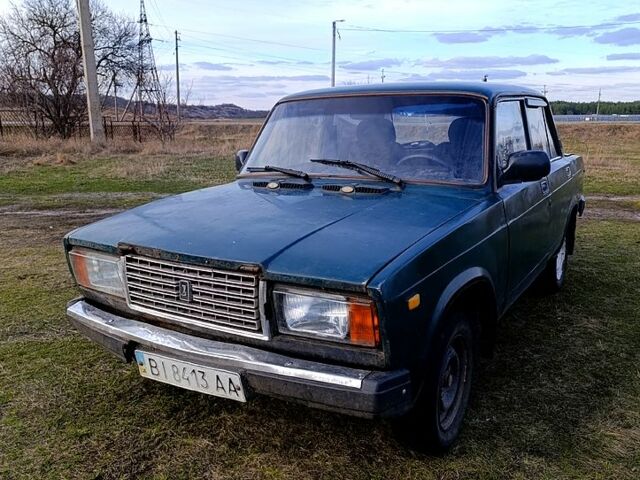 Зелений ВАЗ 2107, об'ємом двигуна 15 л та пробігом 240 тис. км за 550 $, фото 1 на Automoto.ua