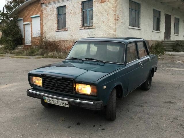Зеленый ВАЗ 2107, объемом двигателя 1.5 л и пробегом 89 тыс. км за 482 $, фото 1 на Automoto.ua