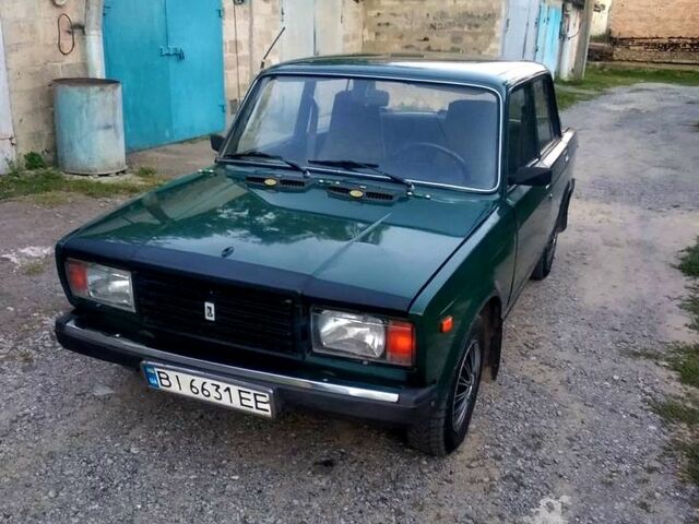 Зеленый ВАЗ 2107, объемом двигателя 1.5 л и пробегом 0 тыс. км за 850 $, фото 1 на Automoto.ua
