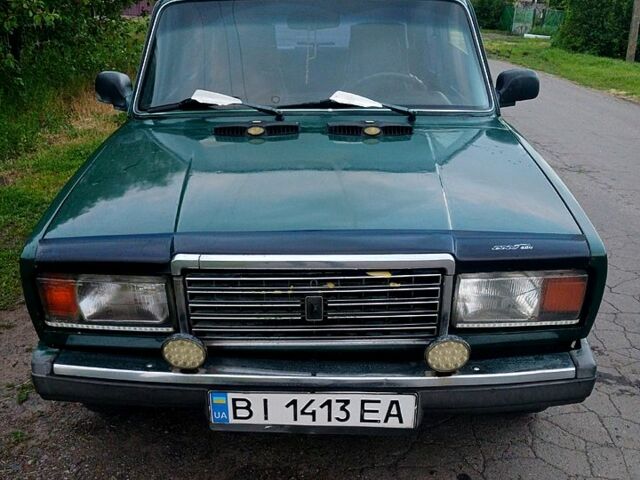 Зеленый ВАЗ 2107, объемом двигателя 1.5 л и пробегом 0 тыс. км за 750 $, фото 1 на Automoto.ua