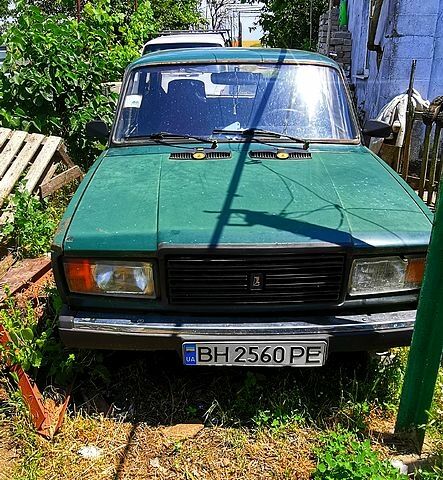 Зеленый ВАЗ 2107, объемом двигателя 1.5 л и пробегом 0 тыс. км за 600 $, фото 1 на Automoto.ua
