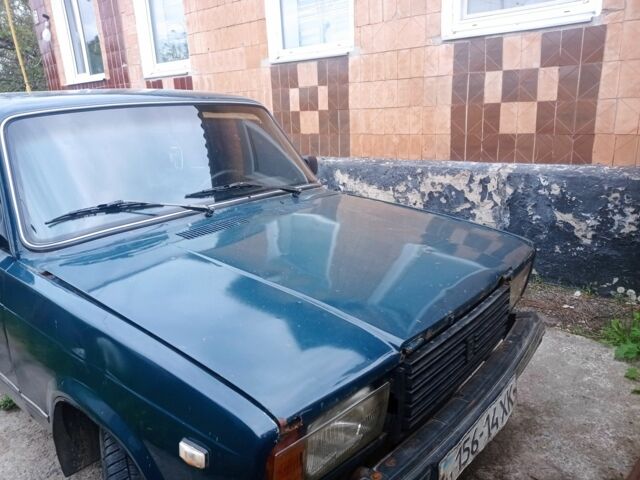 Зеленый ВАЗ 2107, объемом двигателя 1 л и пробегом 1 тыс. км за 456 $, фото 1 на Automoto.ua