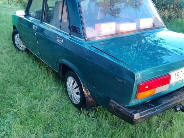 Зелений ВАЗ 2107, об'ємом двигуна 1.45 л та пробігом 80 тис. км за 550 $, фото 1 на Automoto.ua