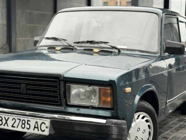 Зеленый ВАЗ 2107, объемом двигателя 1.5 л и пробегом 129 тыс. км за 515 $, фото 1 на Automoto.ua