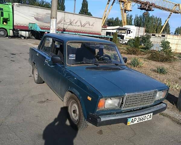 Зеленый ВАЗ 2107, объемом двигателя 1.5 л и пробегом 105 тыс. км за 1300 $, фото 1 на Automoto.ua