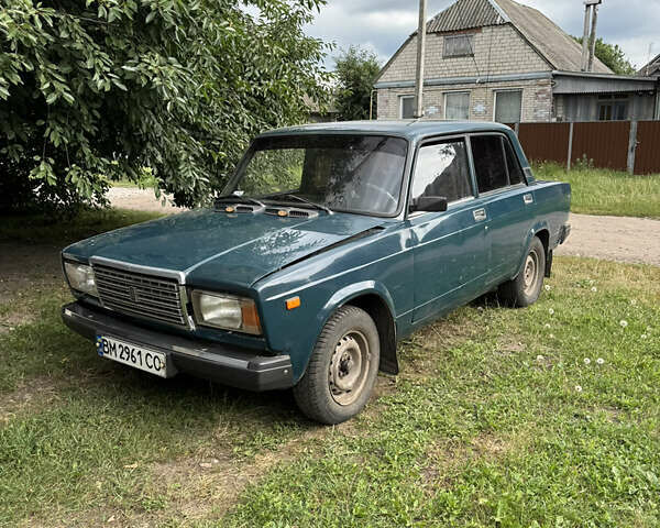 Зеленый ВАЗ 2107, объемом двигателя 1.46 л и пробегом 80 тыс. км за 1006 $, фото 1 на Automoto.ua