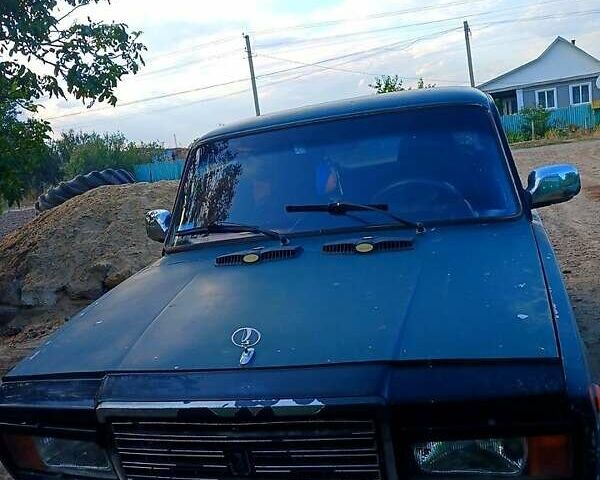 Зеленый ВАЗ 2107, объемом двигателя 1.4 л и пробегом 100 тыс. км за 1100 $, фото 1 на Automoto.ua