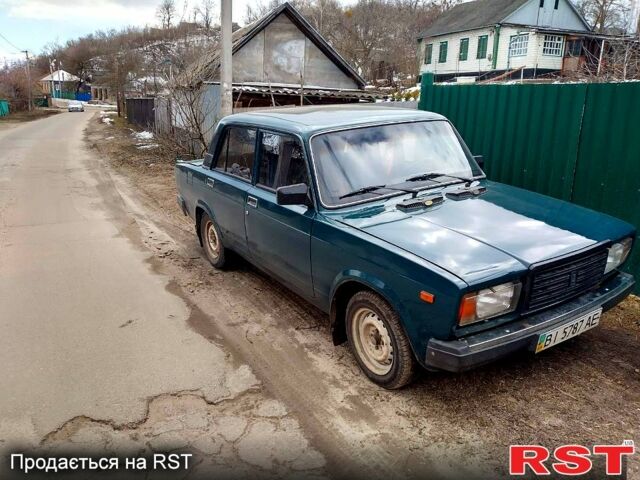 Зеленый ВАЗ 2107, объемом двигателя 1.6 л и пробегом 0 тыс. км за 1500 $, фото 1 на Automoto.ua