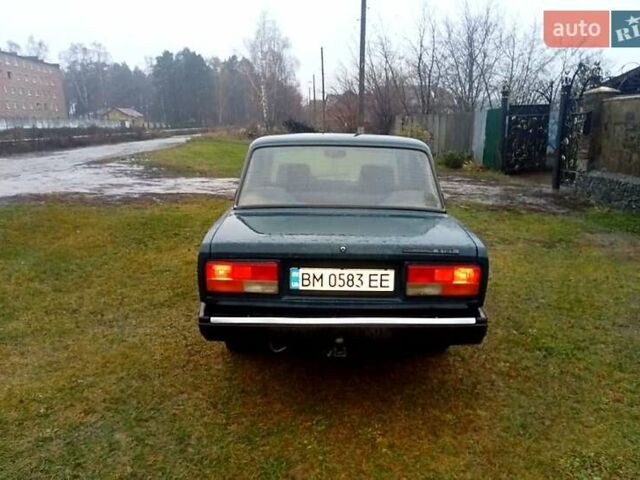 Зеленый ВАЗ 2107, объемом двигателя 1.5 л и пробегом 400 тыс. км за 1200 $, фото 1 на Automoto.ua