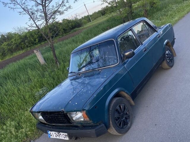 Зеленый ВАЗ 2107, объемом двигателя 1.5 л и пробегом 80 тыс. км за 525 $, фото 1 на Automoto.ua