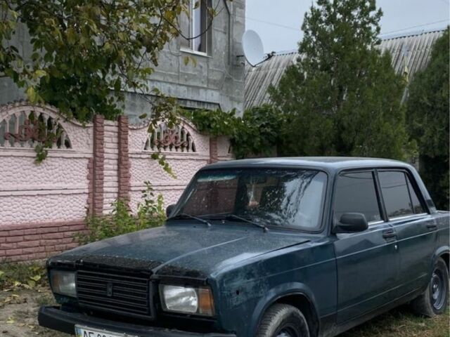 Зеленый ВАЗ 2107, объемом двигателя 1.5 л и пробегом 148 тыс. км за 999 $, фото 1 на Automoto.ua