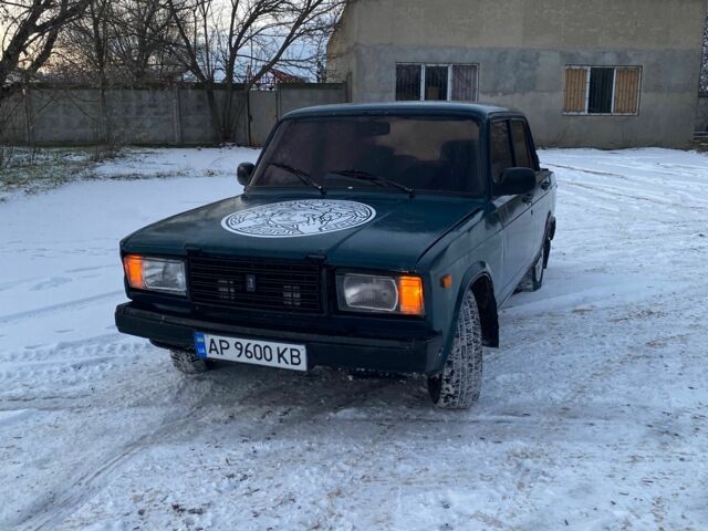 Зелений ВАЗ 2107, об'ємом двигуна 1.5 л та пробігом 60 тис. км за 615 $, фото 1 на Automoto.ua