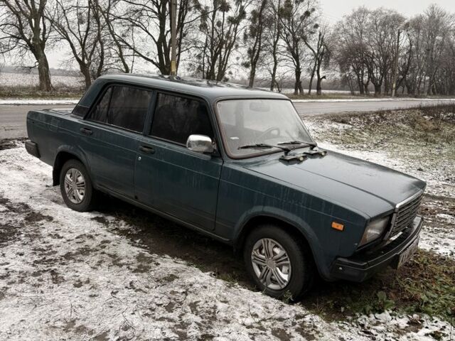 Зеленый ВАЗ 2107, объемом двигателя 1.5 л и пробегом 85 тыс. км за 650 $, фото 1 на Automoto.ua