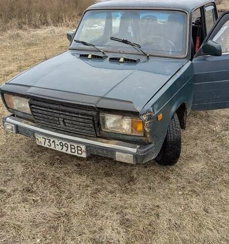 Зеленый ВАЗ 2107, объемом двигателя 1.6 л и пробегом 97 тыс. км за 480 $, фото 1 на Automoto.ua