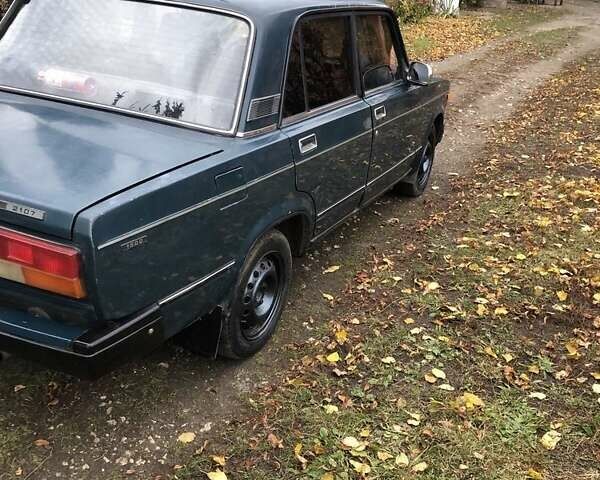 Зеленый ВАЗ 2107, объемом двигателя 1.5 л и пробегом 120 тыс. км за 650 $, фото 1 на Automoto.ua