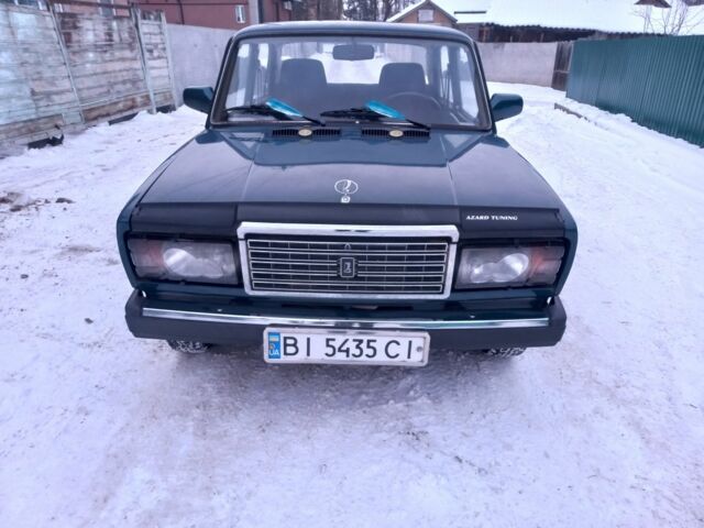 Зелений ВАЗ 2107, об'ємом двигуна 1.6 л та пробігом 30 тис. км за 1500 $, фото 1 на Automoto.ua