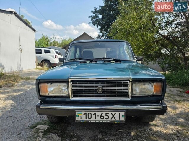 Зеленый ВАЗ 2107, объемом двигателя 1.5 л и пробегом 112 тыс. км за 1200 $, фото 1 на Automoto.ua