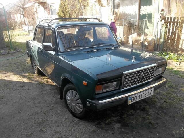 Зелений ВАЗ 2107, об'ємом двигуна 1.6 л та пробігом 110 тис. км за 1400 $, фото 1 на Automoto.ua