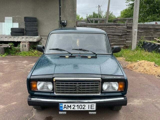 Зелений ВАЗ 2107, об'ємом двигуна 1.57 л та пробігом 91 тис. км за 669 $, фото 1 на Automoto.ua