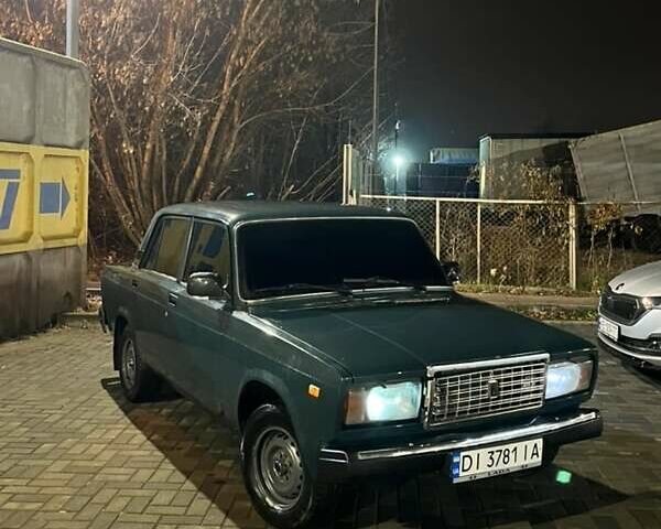 Зеленый ВАЗ 2107, объемом двигателя 1.6 л и пробегом 170 тыс. км за 1450 $, фото 1 на Automoto.ua