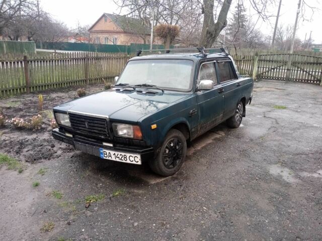 Зеленый ВАЗ 2107, объемом двигателя 1.5 л и пробегом 18 тыс. км за 700 $, фото 1 на Automoto.ua