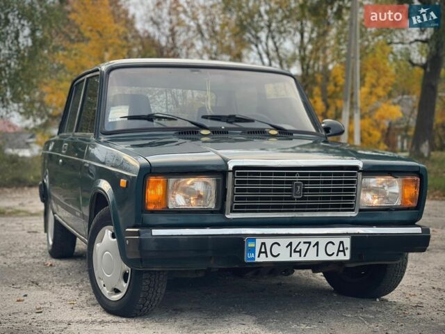 Зеленый ВАЗ 2107, объемом двигателя 1.6 л и пробегом 27 тыс. км за 999 $, фото 1 на Automoto.ua