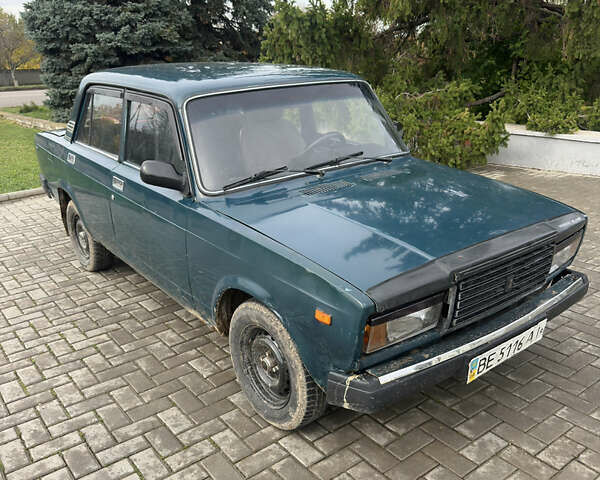 Зеленый ВАЗ 2107, объемом двигателя 1.57 л и пробегом 120 тыс. км за 850 $, фото 1 на Automoto.ua