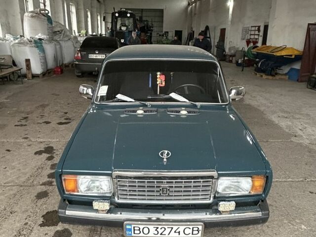 Зеленый ВАЗ 2107, объемом двигателя 1.5 л и пробегом 69 тыс. км за 2150 $, фото 1 на Automoto.ua