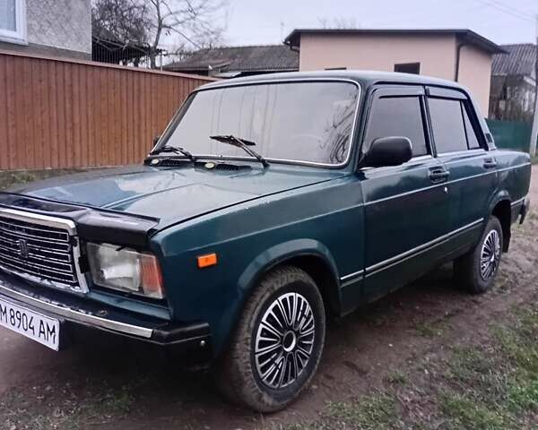 Зелений ВАЗ 2107, об'ємом двигуна 1.57 л та пробігом 88 тис. км за 950 $, фото 1 на Automoto.ua