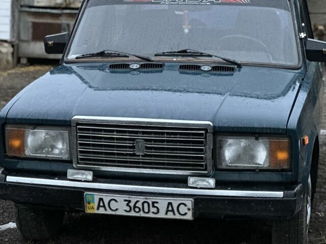 Зеленый ВАЗ 2107, объемом двигателя 1.3 л и пробегом 100 тыс. км за 700 $, фото 1 на Automoto.ua