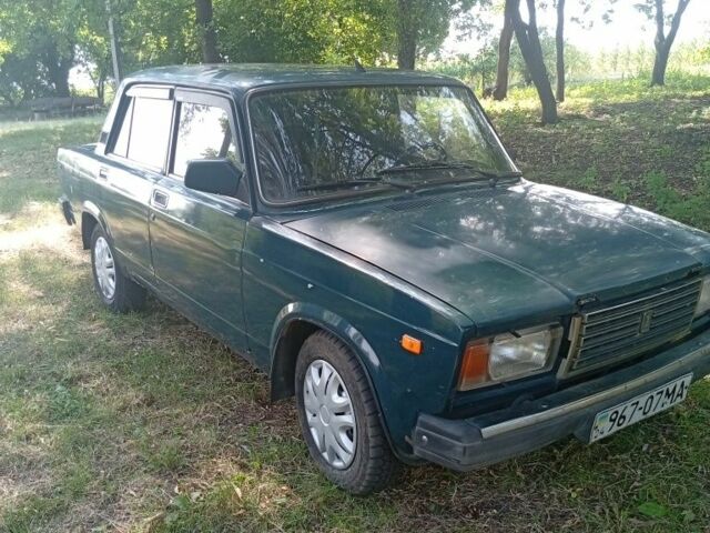 Зелений ВАЗ 2107, об'ємом двигуна 1 л та пробігом 111 тис. км за 701 $, фото 1 на Automoto.ua