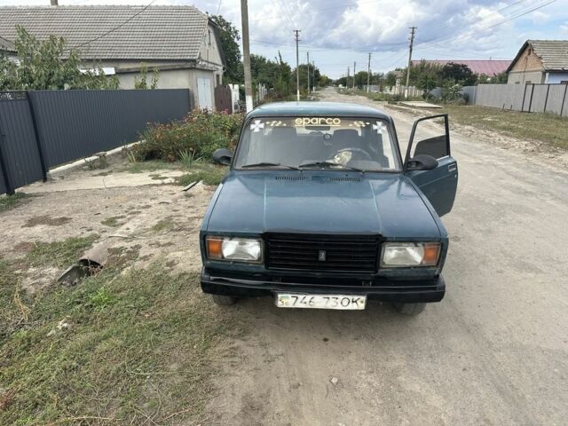 Зеленый ВАЗ 2107, объемом двигателя 1.6 л и пробегом 42 тыс. км за 804 $, фото 1 на Automoto.ua