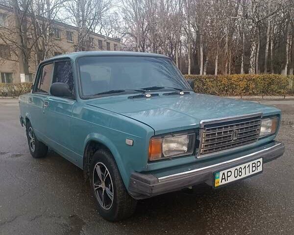 Зеленый ВАЗ 2107, объемом двигателя 1.5 л и пробегом 135 тыс. км за 1300 $, фото 1 на Automoto.ua