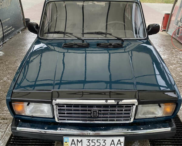 Зелений ВАЗ 2107, об'ємом двигуна 1.5 л та пробігом 200 тис. км за 1200 $, фото 1 на Automoto.ua