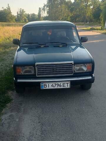 Зеленый ВАЗ 2107, объемом двигателя 1.5 л и пробегом 36 тыс. км за 2000 $, фото 1 на Automoto.ua