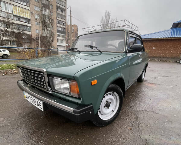 Зеленый ВАЗ 2107, объемом двигателя 1.45 л и пробегом 105 тыс. км за 1250 $, фото 1 на Automoto.ua