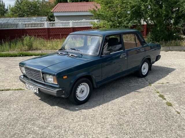 Зеленый ВАЗ 2107, объемом двигателя 1.5 л и пробегом 38 тыс. км за 1750 $, фото 1 на Automoto.ua
