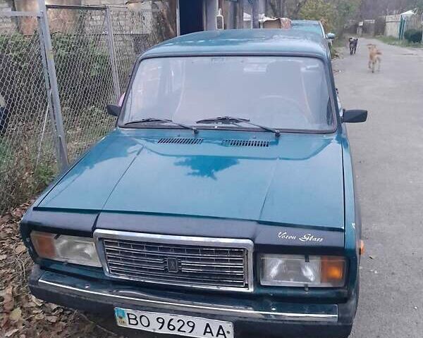 Зеленый ВАЗ 2107, объемом двигателя 1.5 л и пробегом 80 тыс. км за 600 $, фото 1 на Automoto.ua