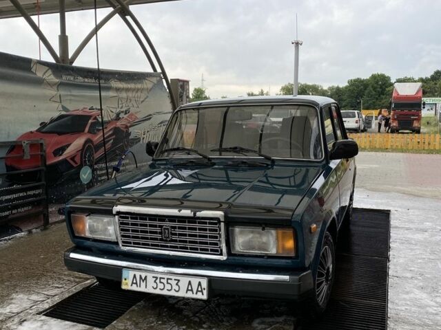 Зелений ВАЗ 2107, об'ємом двигуна 1.6 л та пробігом 1000 тис. км за 1200 $, фото 1 на Automoto.ua