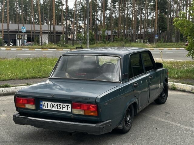 Зеленый ВАЗ 2107, объемом двигателя 1.5 л и пробегом 50 тыс. км за 553 $, фото 1 на Automoto.ua