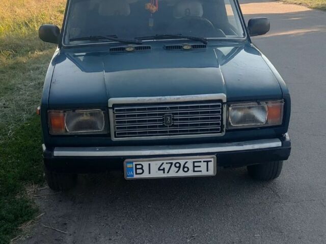 Зеленый ВАЗ 2107, объемом двигателя 1.5 л и пробегом 36 тыс. км за 2100 $, фото 1 на Automoto.ua