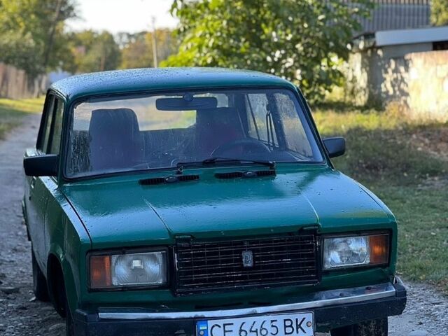 Зеленый ВАЗ 2107, объемом двигателя 1.5 л и пробегом 120 тыс. км за 450 $, фото 1 на Automoto.ua