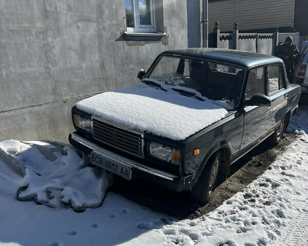 Зеленый ВАЗ 2107, объемом двигателя 1.5 л и пробегом 221 тыс. км за 1200 $, фото 1 на Automoto.ua