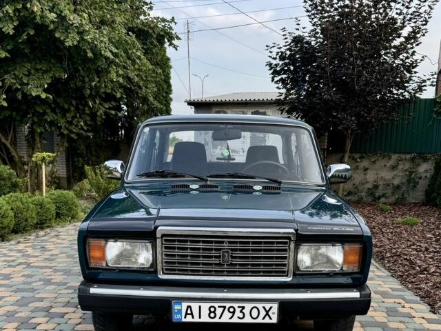 Зеленый ВАЗ 2107, объемом двигателя 1.5 л и пробегом 120 тыс. км за 1700 $, фото 1 на Automoto.ua